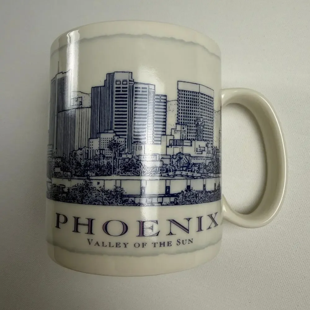 Starbucks City of Phoenix Architecture Series 18oz Coffee Mug 2007 Edition